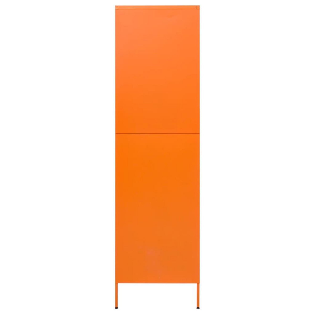 VIDAXL Garde-robe Orange 90x50x180 cm Acier