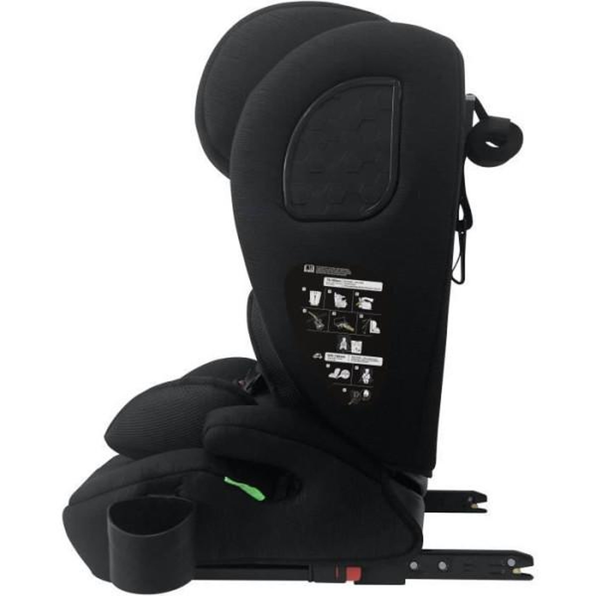 Voir la diapositive 3 : NANIA Siege Auto  isofix - NANIA - MILANO - Groupe 1/2/3 - I-size - Avec réducteur - Noir