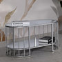 Voir la diapositive 6 : Paris Prix Table Basse Miroir  Smire  90cm Argent
