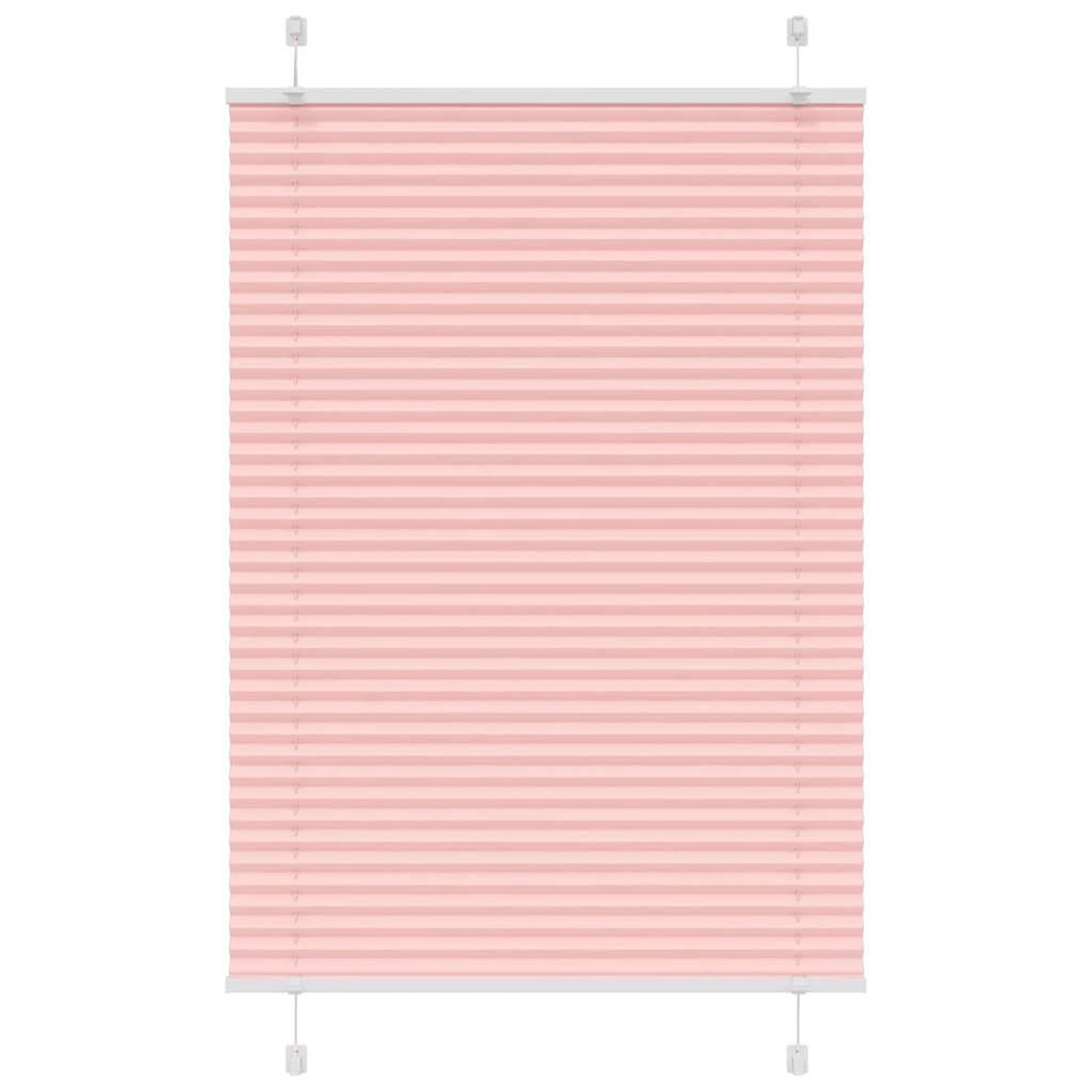 VIDAXL Store plisse rose 90x150 cm largeur du tissu 89,4 cm polyester
