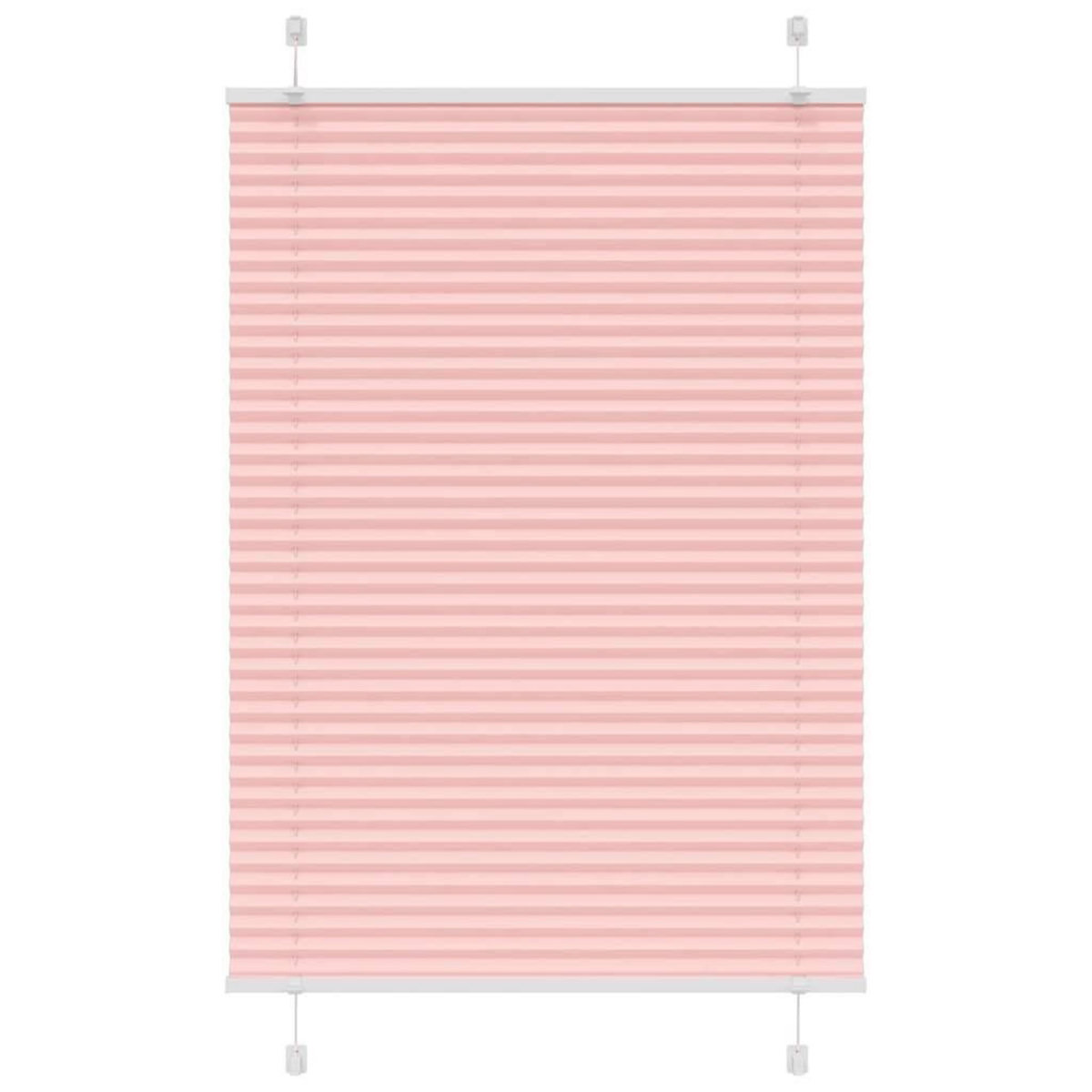 VIDAXL Store plisse rose 90x150 cm largeur du tissu 89,4 cm polyester