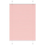 VIDAXL Store plisse rose 90x150 cm largeur du tissu 89,4 cm polyester
