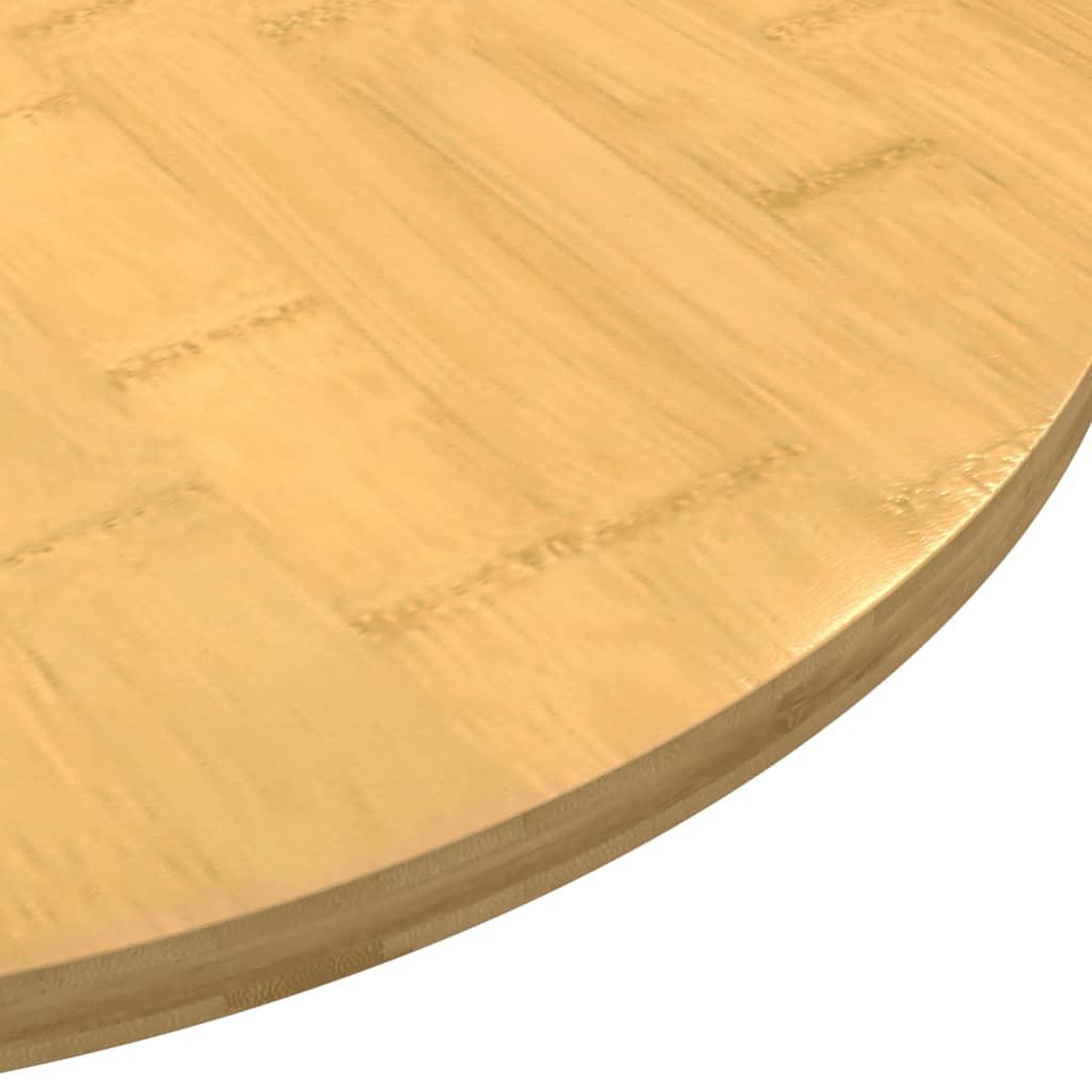 Voir la diapositive 3 : VIDAXL Dessus de table Ø80x1,5 cm bambou