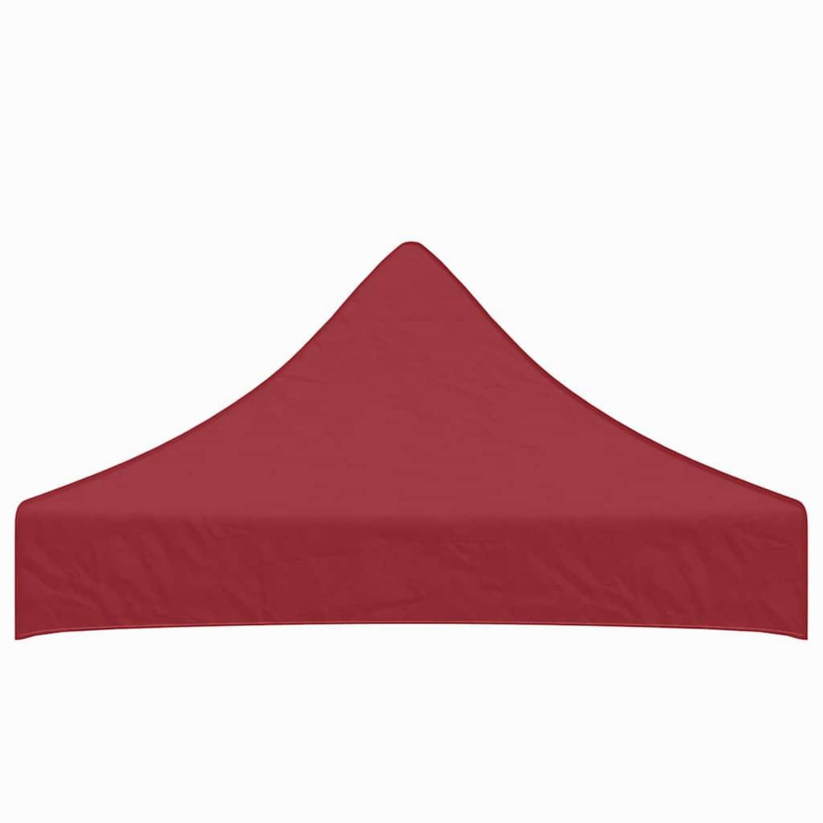 VIDAXL Toit de tente de reception 2x2 m Bordeaux 270 g/m^2