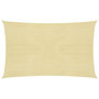 Voir la diapositive 2 : VIDAXL Voile d'ombrage 160 g/m^2 Beige 2,5x5 m PEHD