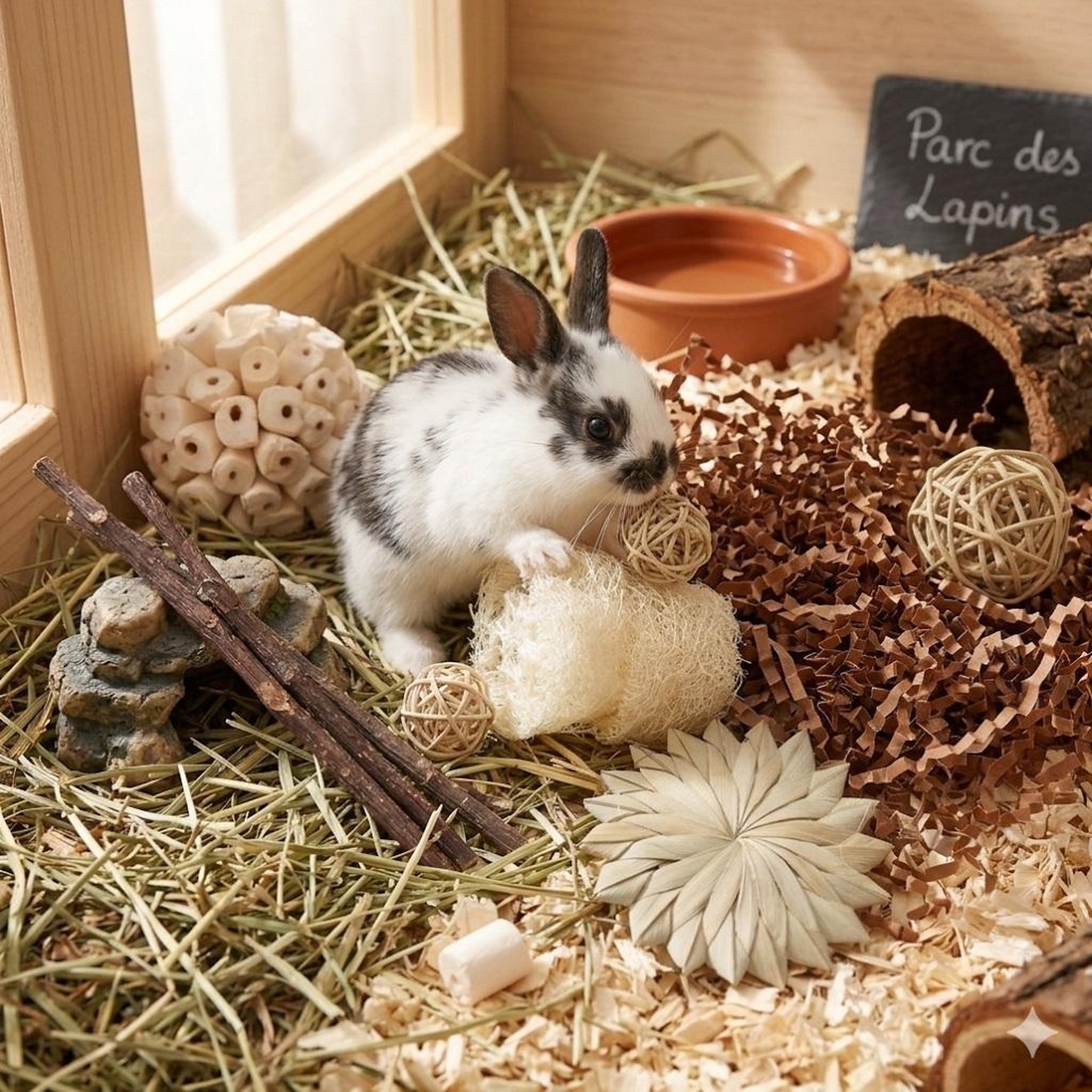Voir la diapositive 3 : Eden Boite de jouets riche en saveurs et textures pour rongeurs