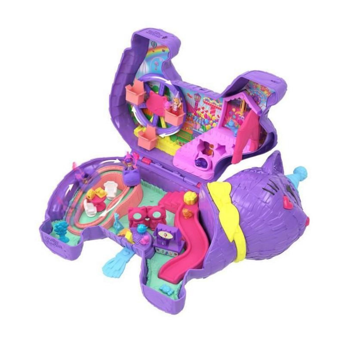 POLLY POCKET Polly Pocket - Coffret Fete du chaton - Avec mini-figurines et accessoires - Polly Pocket - JFT90