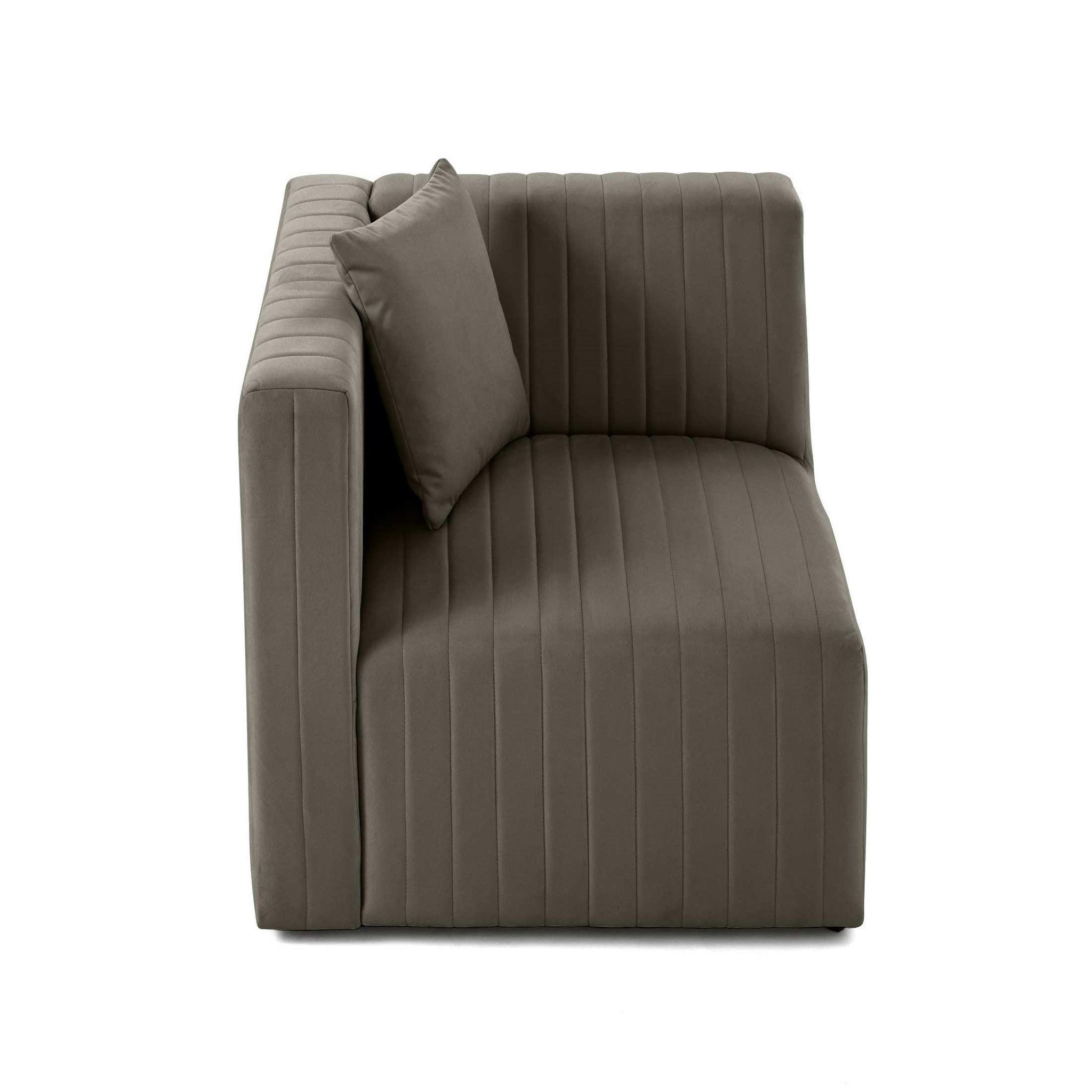 Voir la diapositive 6 : LISA DESIGN Nova - module d'assise gauche - en velours