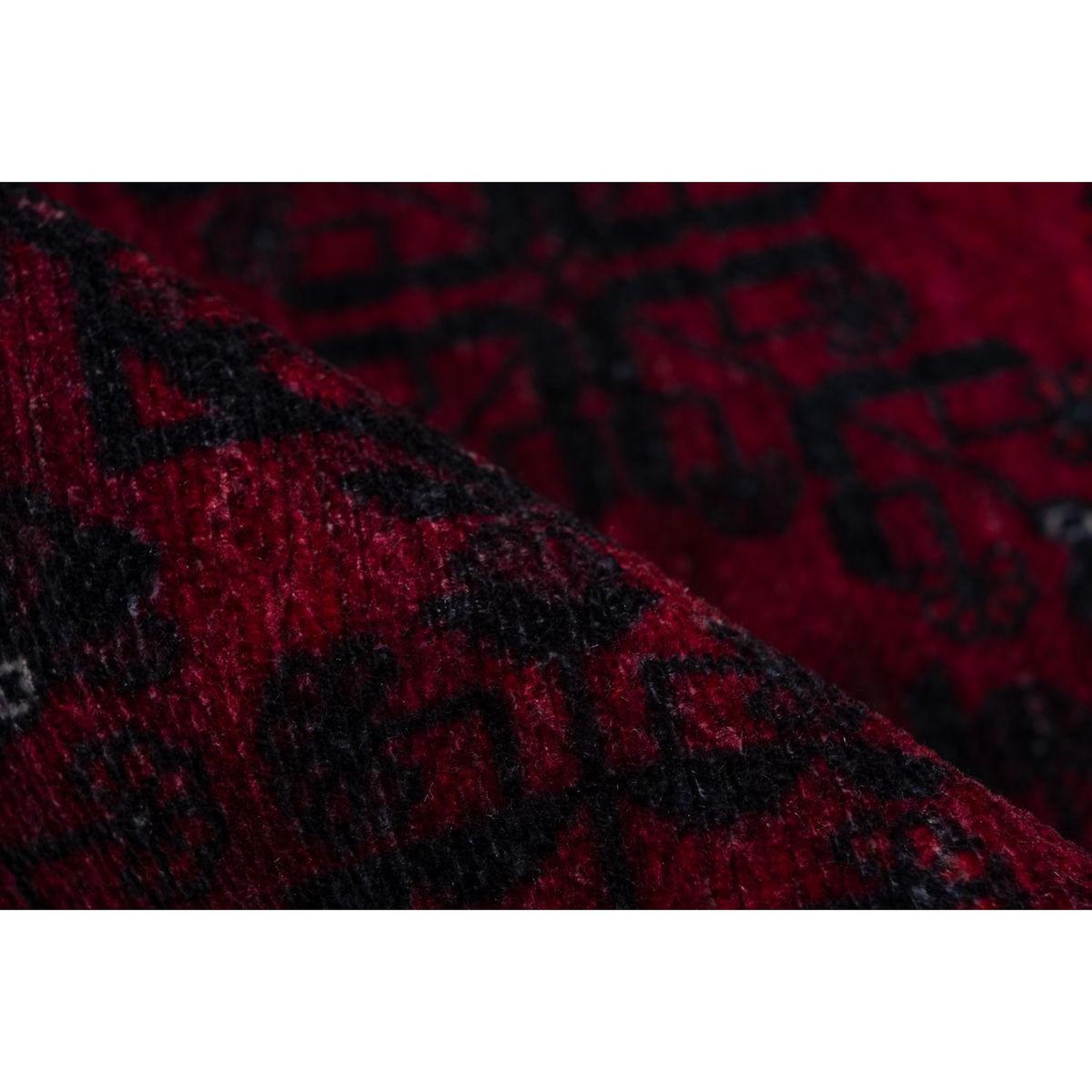 Voir la diapositive 2 : Paris Prix Tapis Vintage à Poils Courts  Toska  Rouge