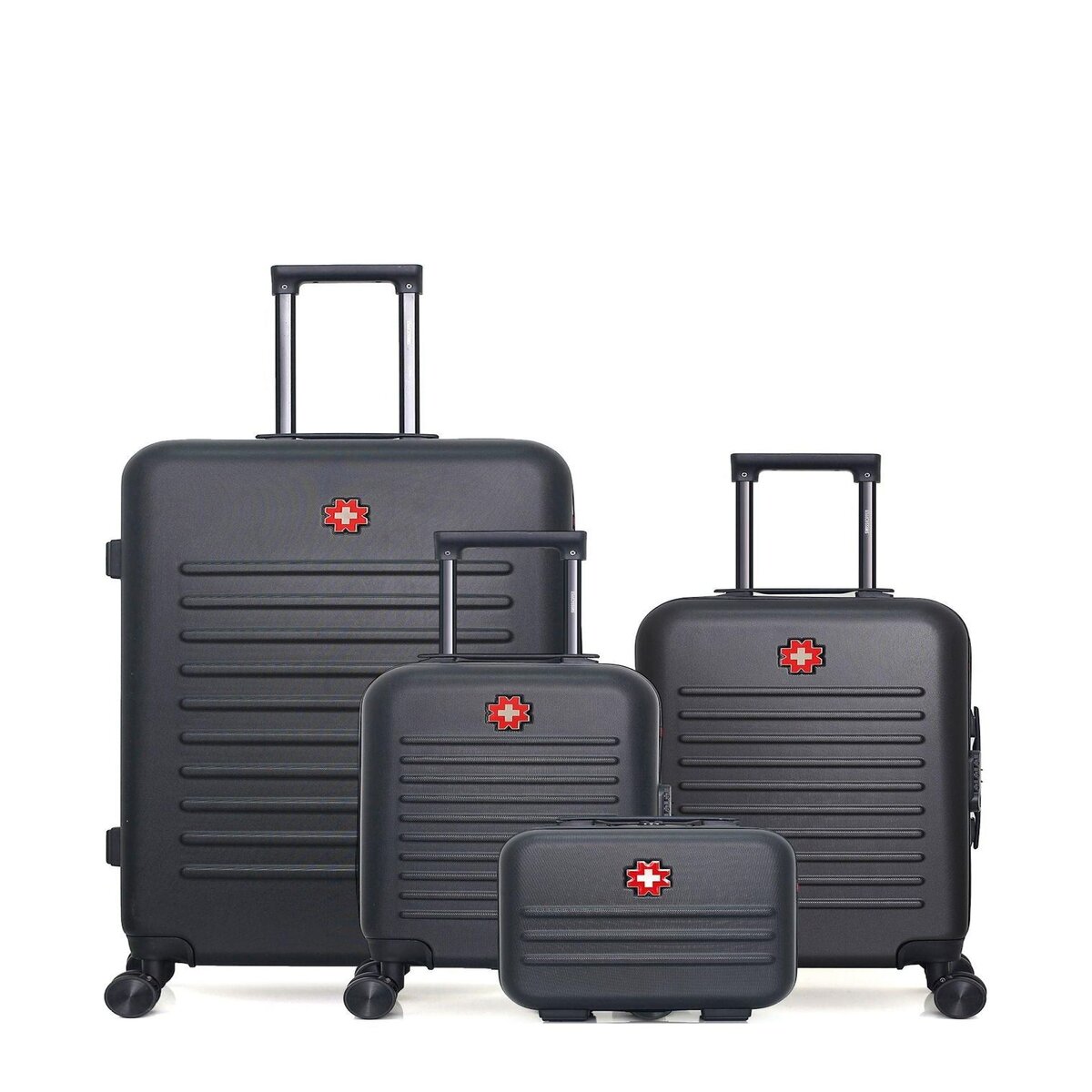 SWISS KOPPER SWISS KOPPER - LOT DE 4 - Valises grand format, cabine, cabine XXS et vanity WIL