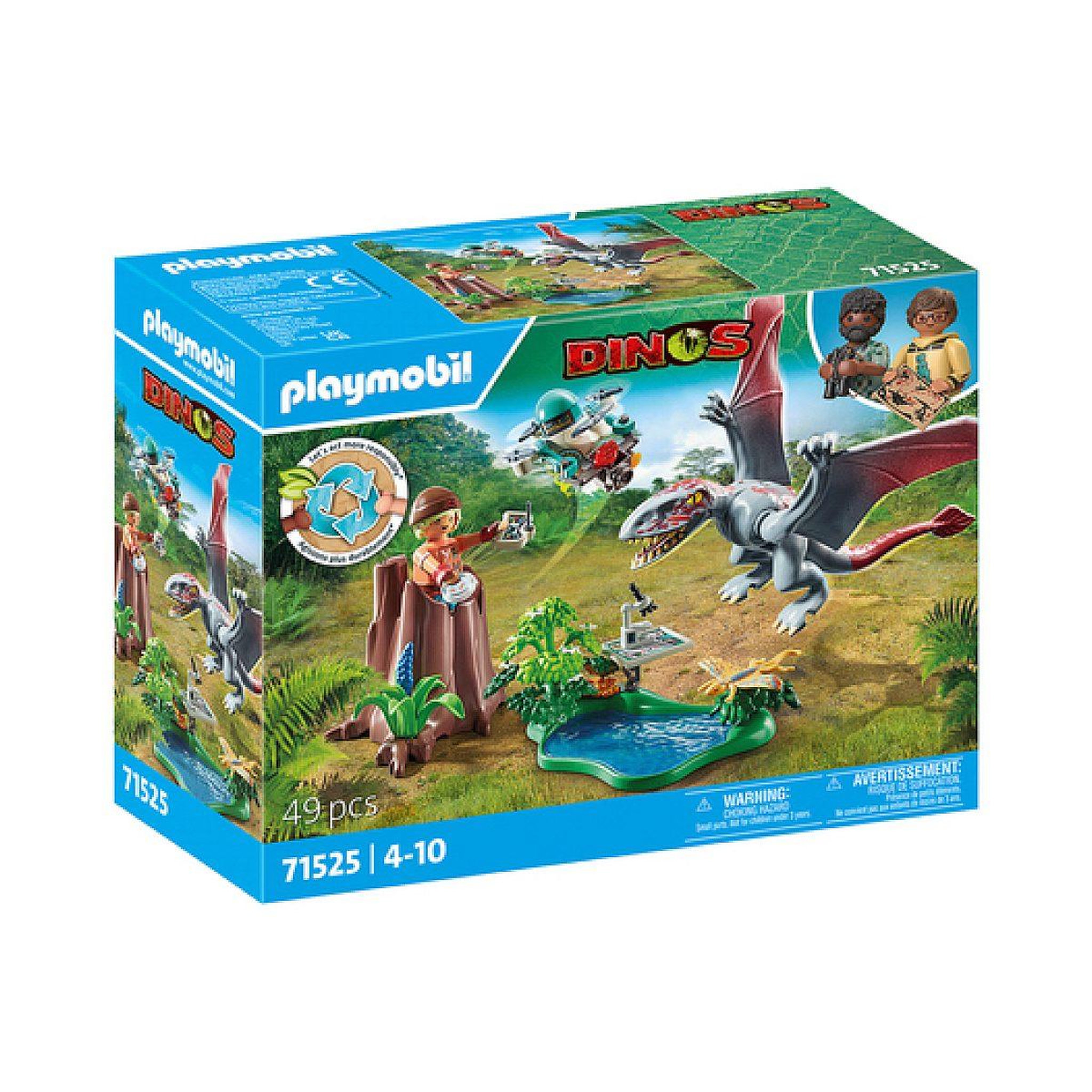 PLAYMOBIL 71525  drone d'observation avec dimorphodon