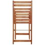 Voir la diapositive 5 : VIDAXL Chaises de bistro d'exterieur lot de 2 Bois d'acacia solide