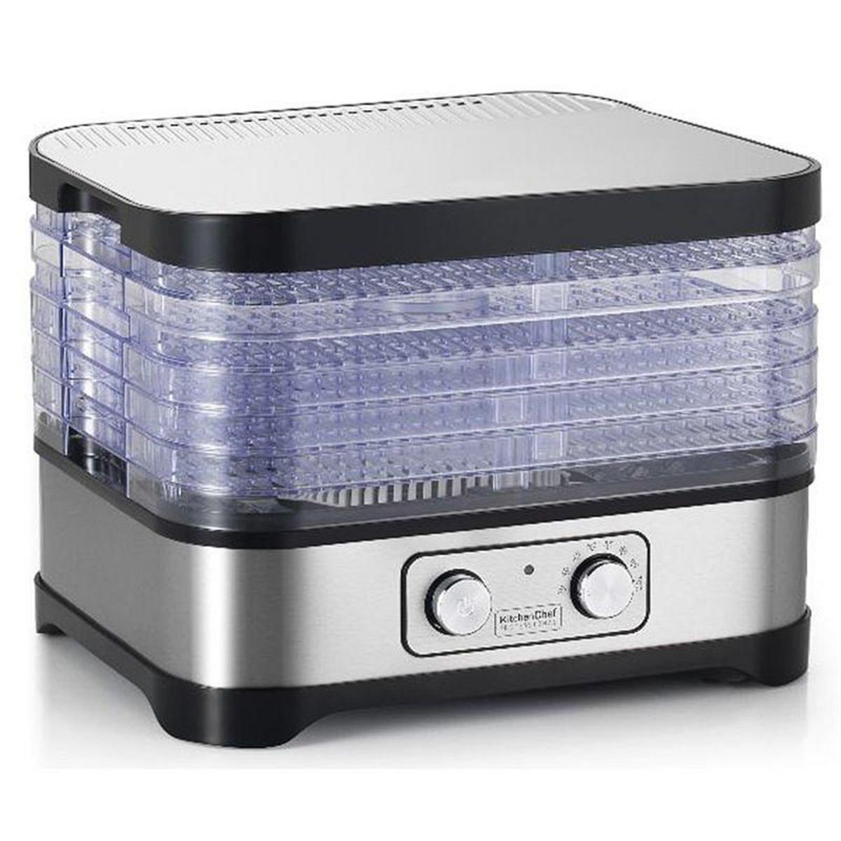 Kitchen chef Déshydrateur fruits et légumes 5 plateaux 400w - secco.5.meca