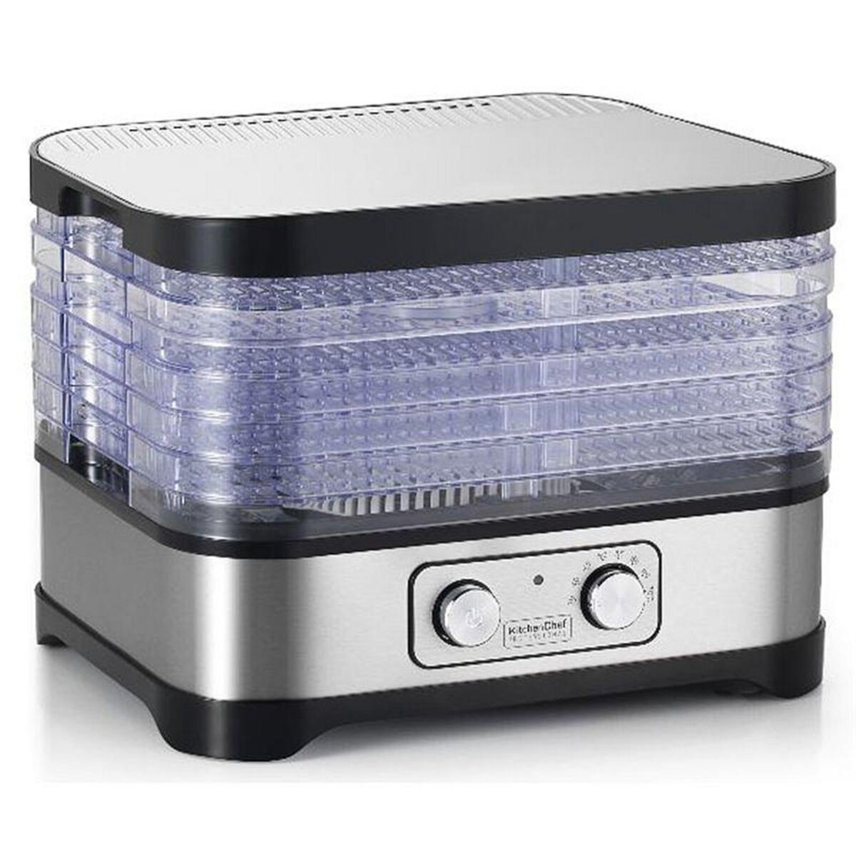 Kitchen chef Déshydrateur fruits et légumes 5 plateaux 400w - secco.5.meca