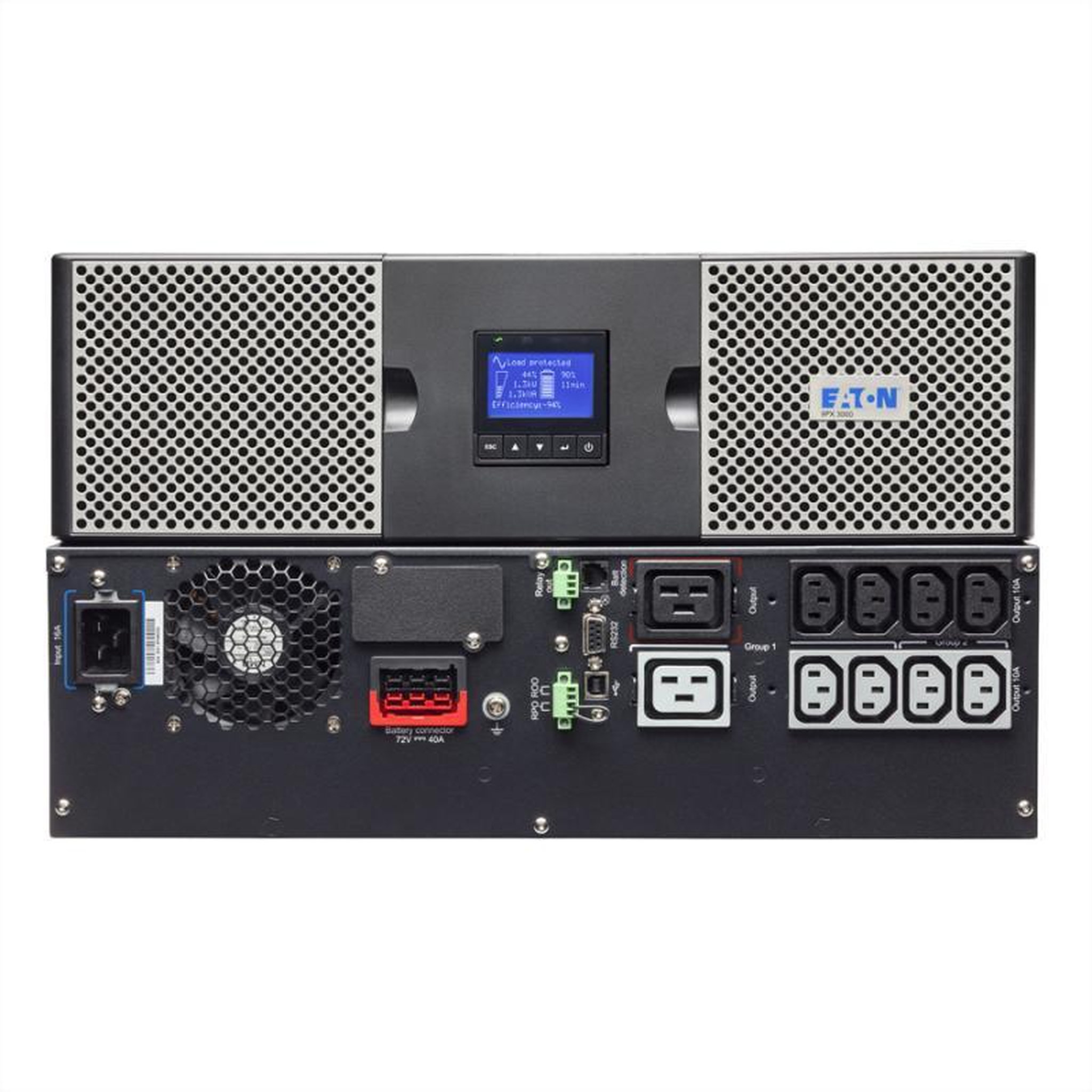 Voir la diapositive 2 : Eaton Eaton 9PX 3000i RT3U (9PX3000IRT3U)