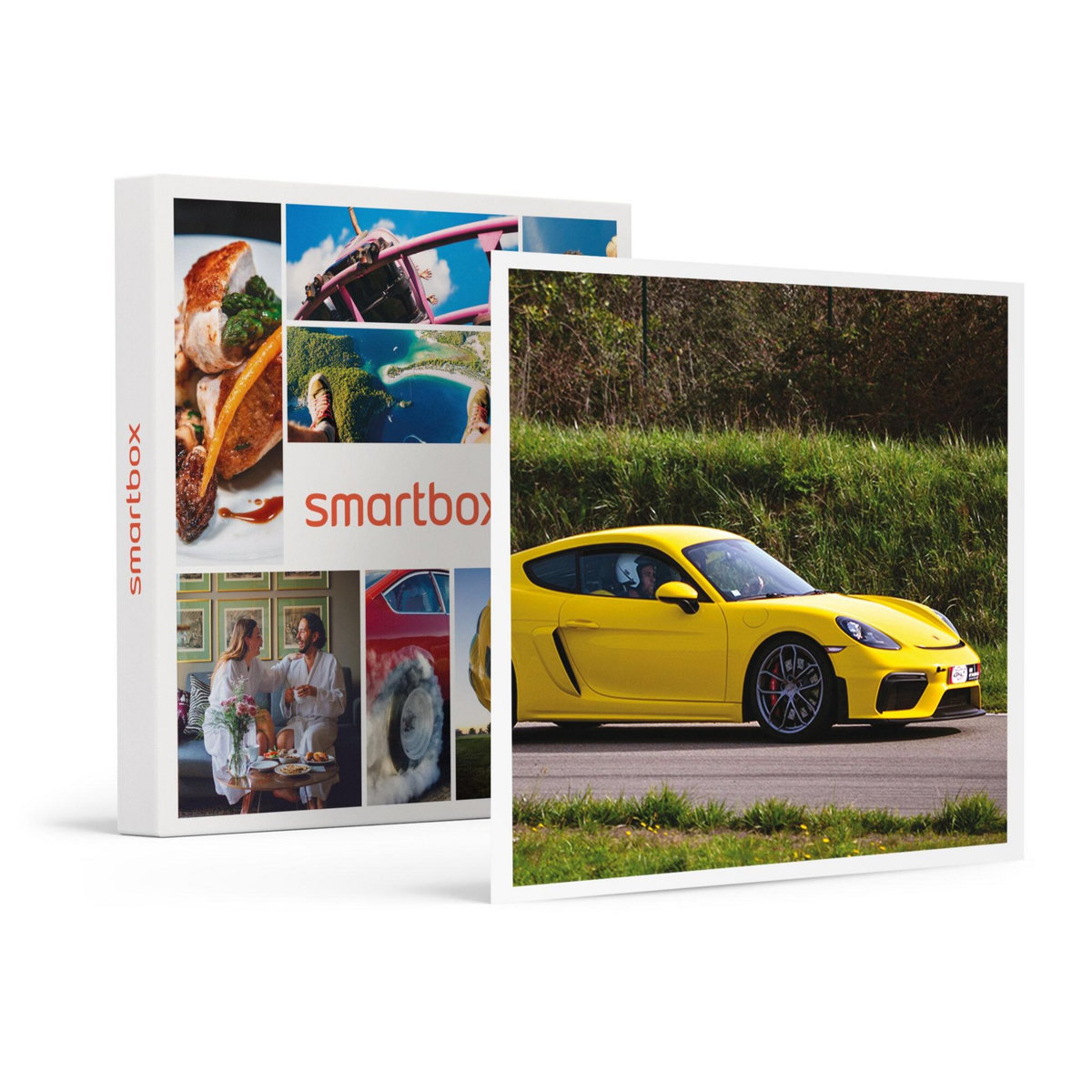 Smartbox Pilotage d'une Porsche GTA 4 Clubsport pendant 2 tours sur le circuit Vaison Piste - Coffret Cadeau Sport & Aventure