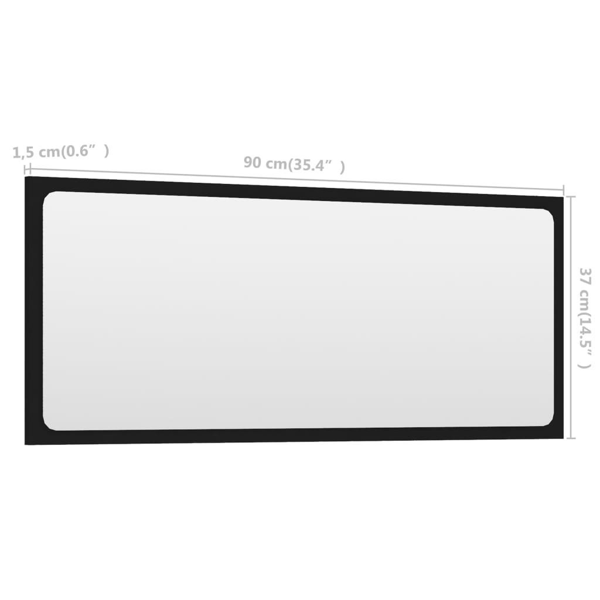 Voir la diapositive 6 : VIDAXL Ensemble de meubles de salle de bain 2 pcs noir bois ingenierie
