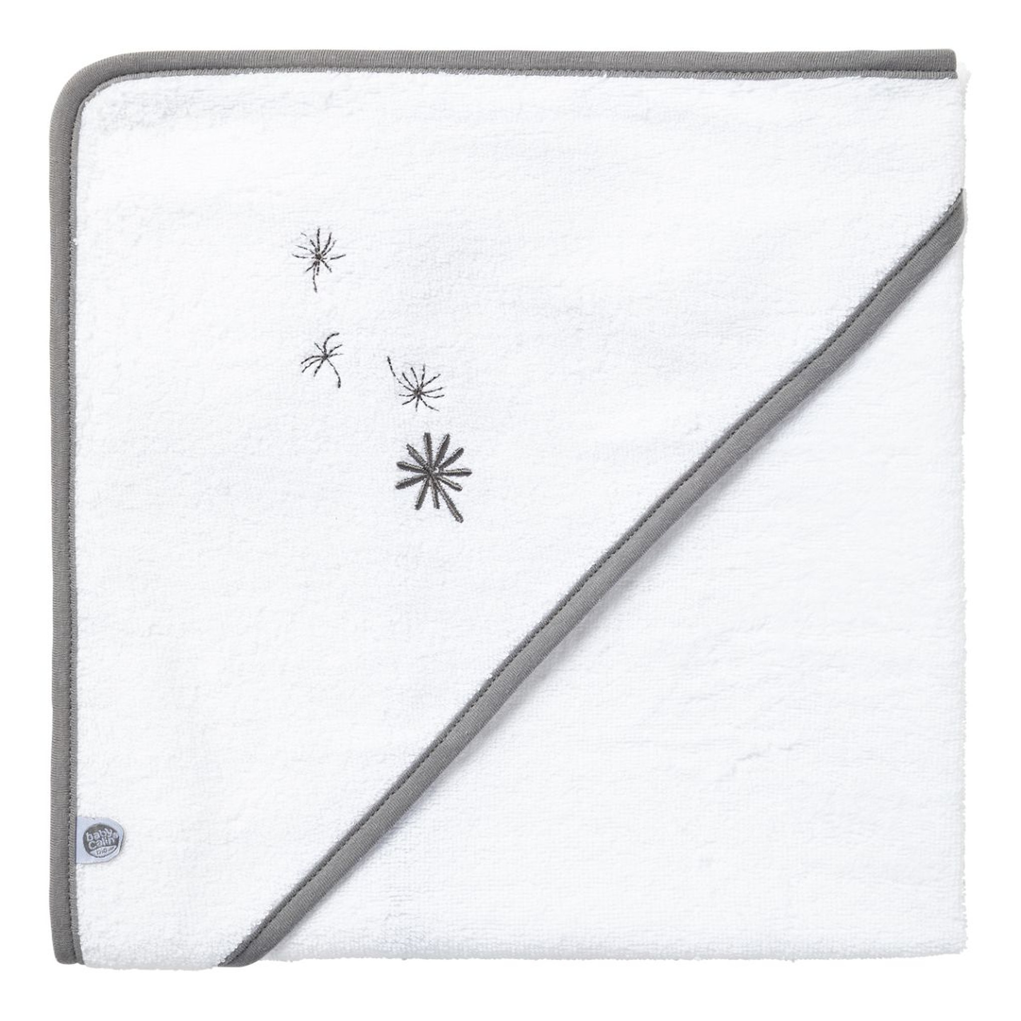 Voir la diapositive 2 : Babycalin Cape de bain 70x70cm jeune pousse 100% coton bio 