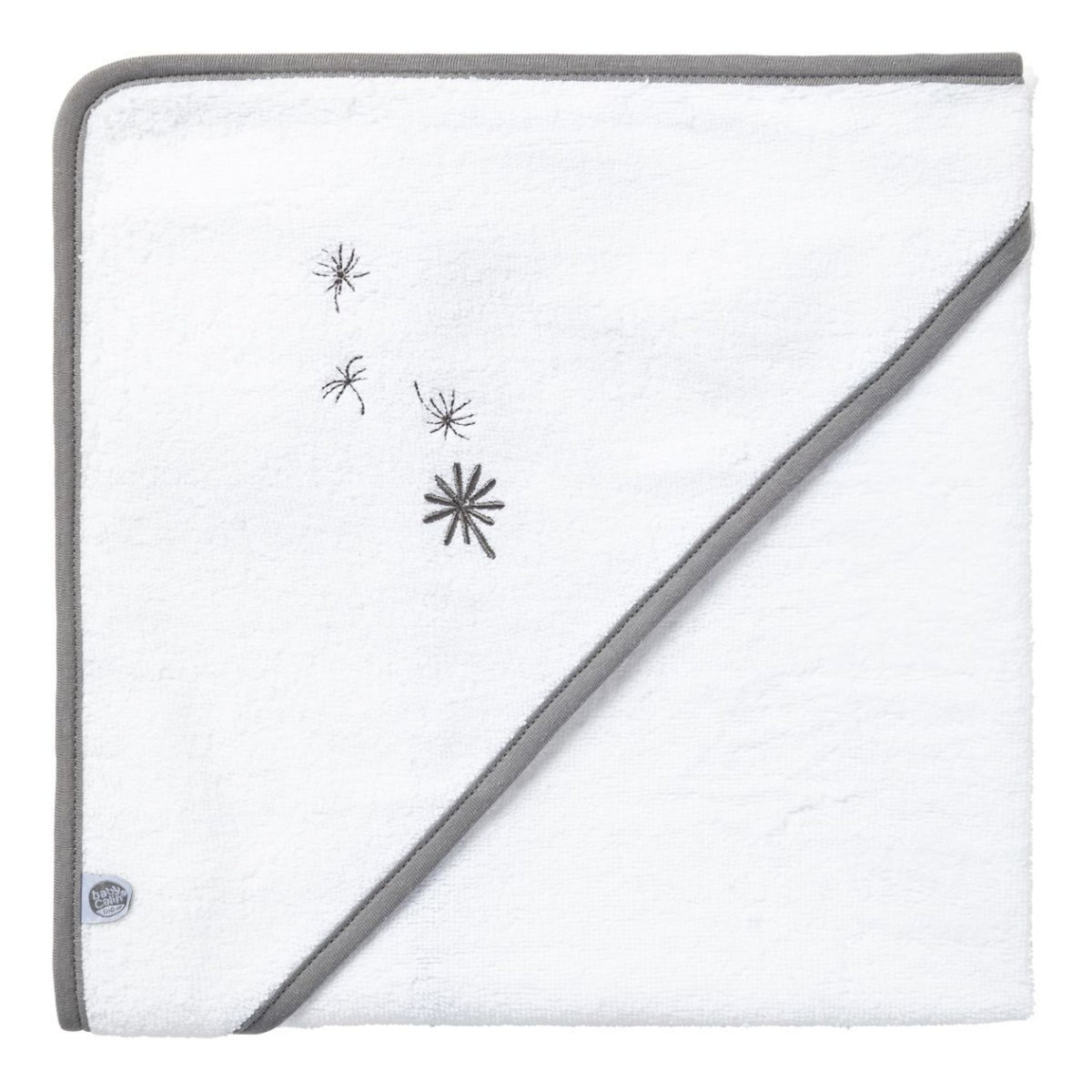 Babycalin Cape de bain 70x70cm jeune pousse 100% coton bio 