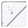 Voir la diapositive 2 : Babycalin Cape de bain 70x70cm jeune pousse 100% coton bio 