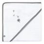 Voir la diapositive 2 : Babycalin Cape de bain 70x70cm jeune pousse 100% coton bio 
