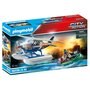 Voir la diapositive 1 : PLAYMOBIL 70779 - City Action Hydravion de la police et canoé 