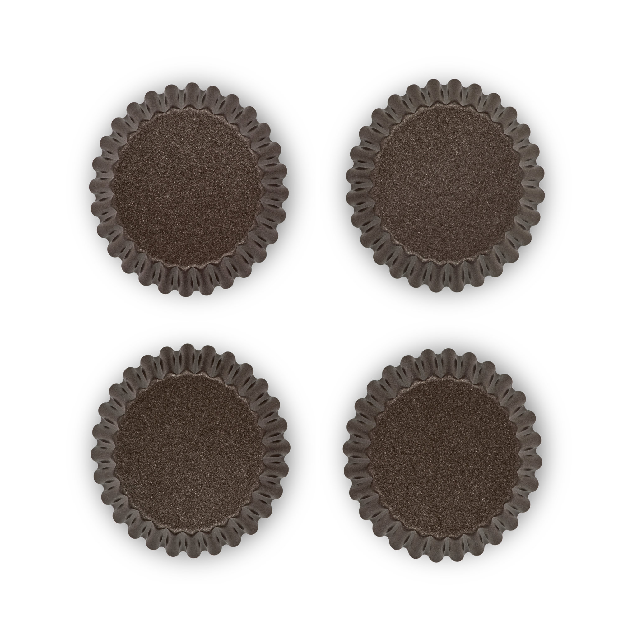 Voir la diapositive 3 : TEFAL Moules 4 tartelettes individuelles PERFECT BAKE 11 cm métal