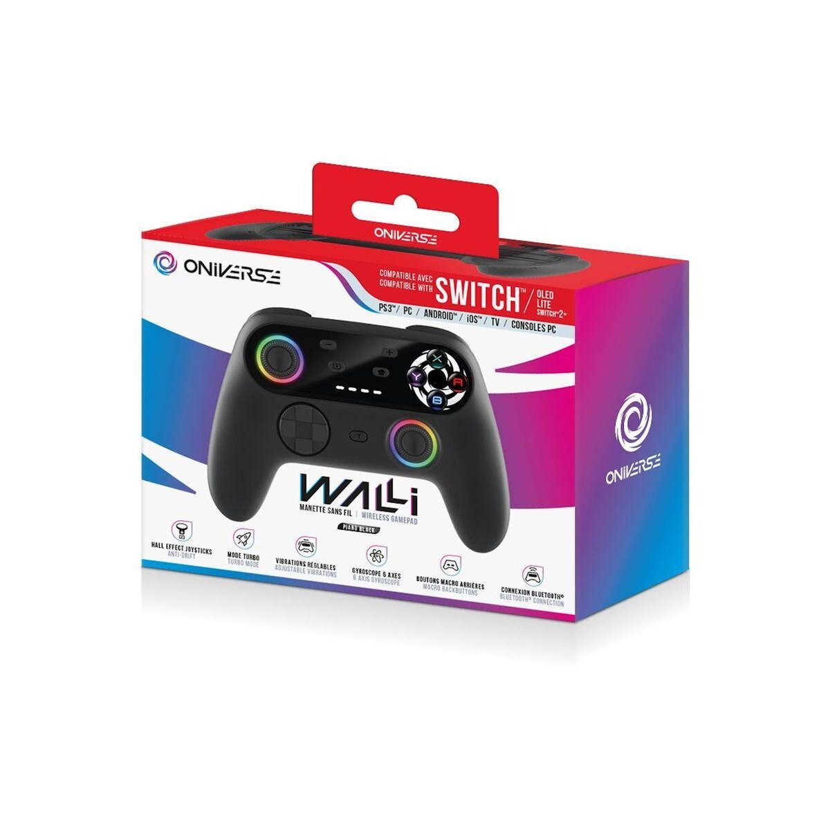 ONIVERSE Manette Walli Piano Noir