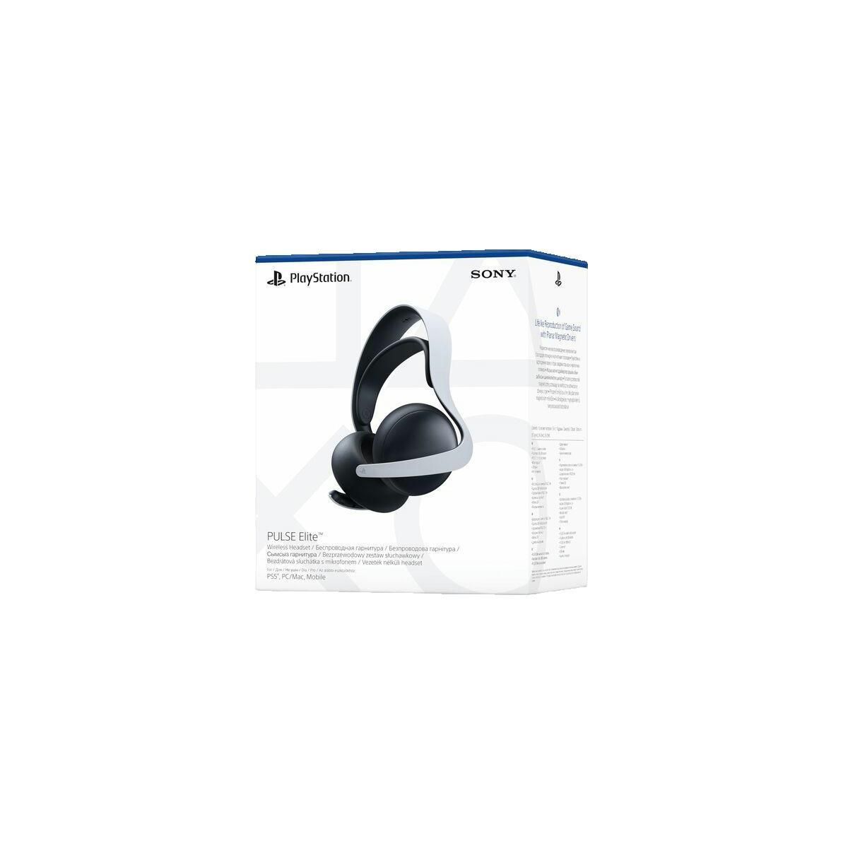 SONY Casque sans fil gamer Sony Pulse Elite noir et blanc
