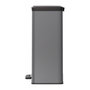 Voir la diapositive 3 : CURVER Poubelle Rectangle - DECO BIN - CURVER - 65L - Grande capacité - 49 x 32 x 61 cm - Anthracite