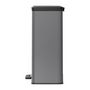 Voir la diapositive 3 : CURVER Poubelle Rectangle - DECO BIN - CURVER - 65L - Grande capacité - 49 x 32 x 61 cm - Anthracite