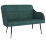 Voir la diapositive 2 : VIDAXL Banc Vert fonce 110x76x80 cm Velours
