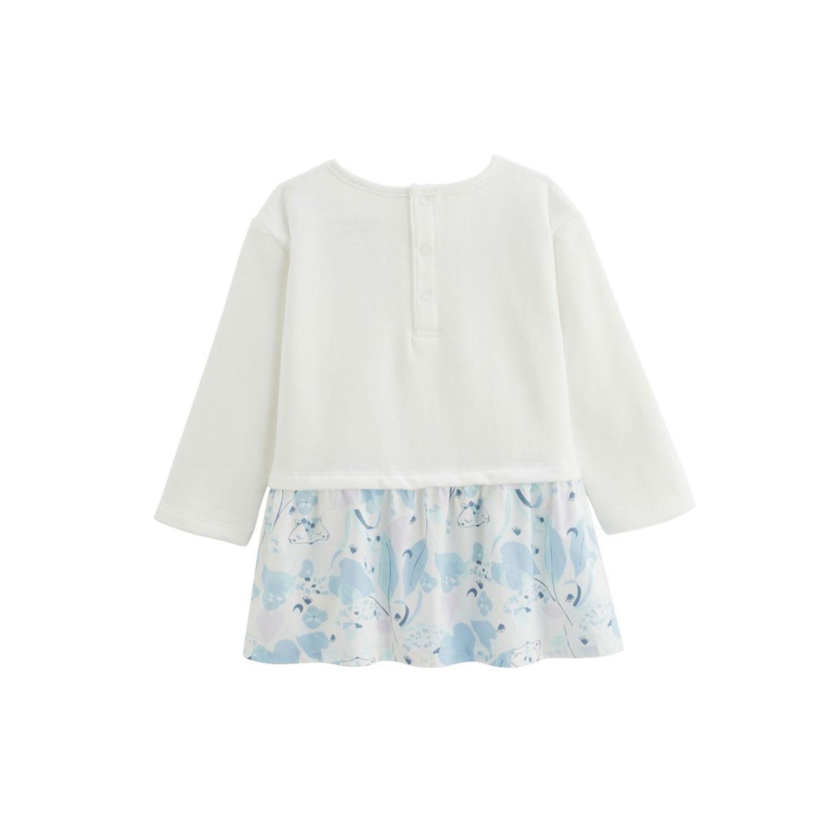 Petit Béguin Robe enfant en molleton Polarmoon