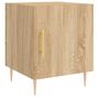 Voir la diapositive 5 : VIDAXL Tables de chevet 2 pcs chene sonoma 40x40x50 cm bois ingenierie