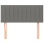 Voir la diapositive 3 : VIDAXL Tete de lit Gris fonce 80x5x78/88 cm Tissu