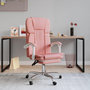 Voir la diapositive 1 : VIDAXL Fauteuil inclinable de bureau Rose Similicuir
