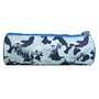 Bagtrotter BAGTROTTER Trousse scolaire ronde Phileas Bleue Dino