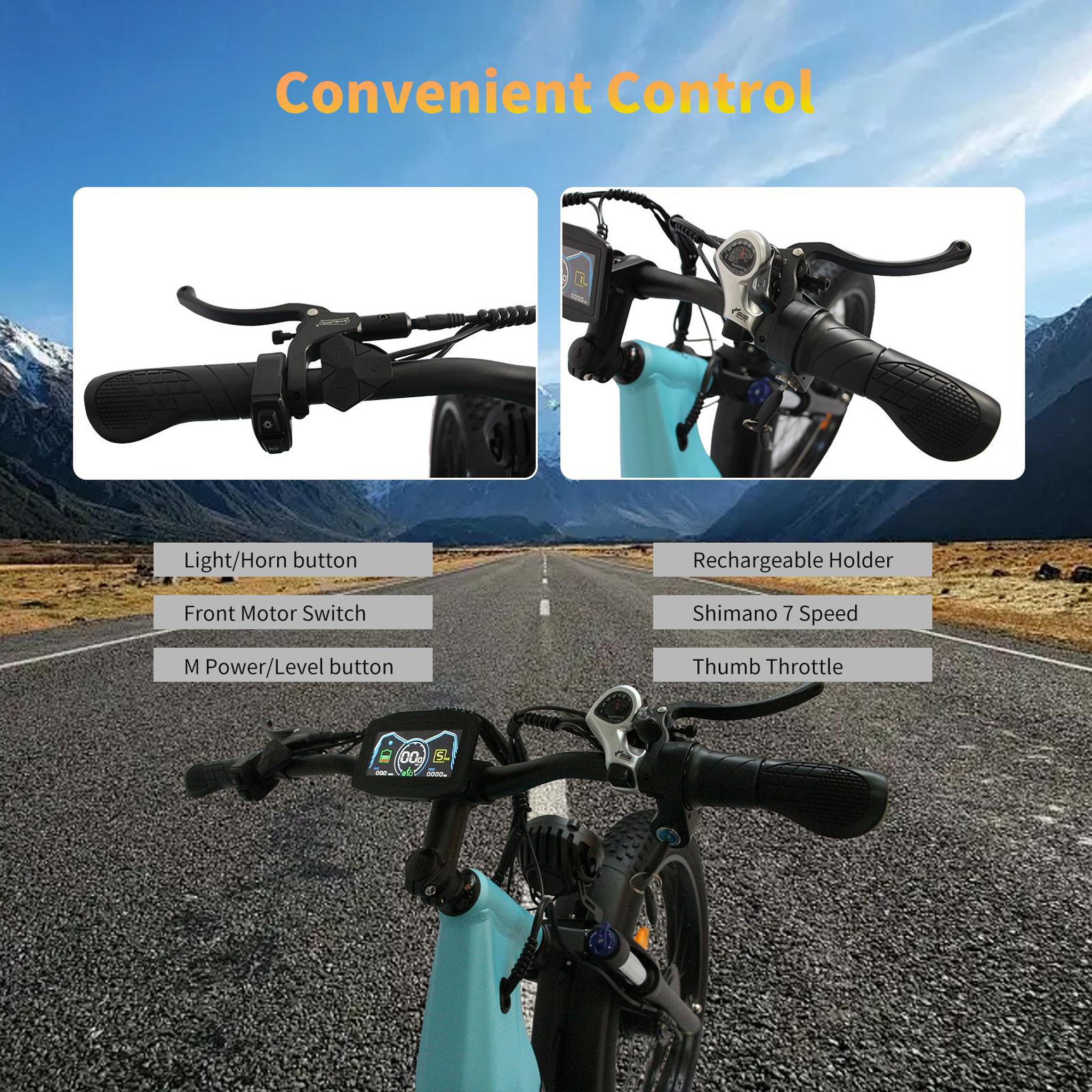 Voir la diapositive 4 : ORLMS Vélo électrique ORLMS MN-6