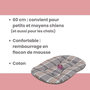 Voir la diapositive 3 : MARKET24 Couchage pour chien - TYROL - Coussin Oval Toronto - 60 x 40 x 3 cm