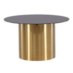 Paris Prix Table Basse Design  Ystad  80cm Noir & Or