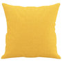 Voir la diapositive 4 : VIDAXL Coussins decoratifs lot de 2 Jaune clair 40x40 cm Tissu