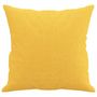 Voir la diapositive 4 : VIDAXL Coussins decoratifs lot de 2 Jaune clair 40x40 cm Tissu