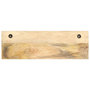 Voir la diapositive 3 : VIDAXL Porte-manteau mural 60x15x20 cm Bois de manguier brut solide