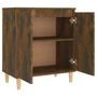 Voir la diapositive 5 : VIDAXL Buffet Chene fume 60x35x70 cm Bois d'ingenierie