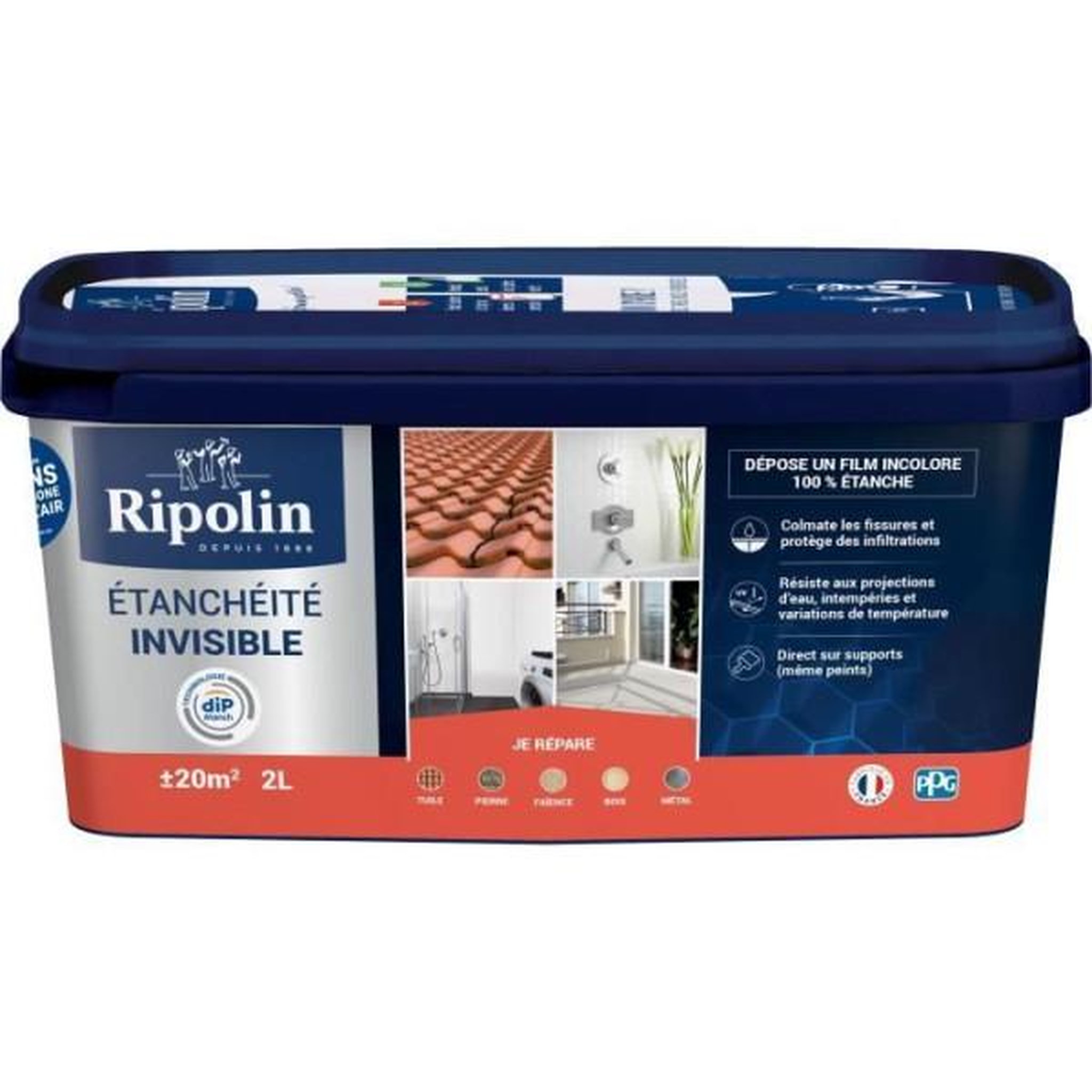 RIPOLIN Anti-infiltrations multi-supports - RIPOLIN - 397642 - Invisible - 2 L