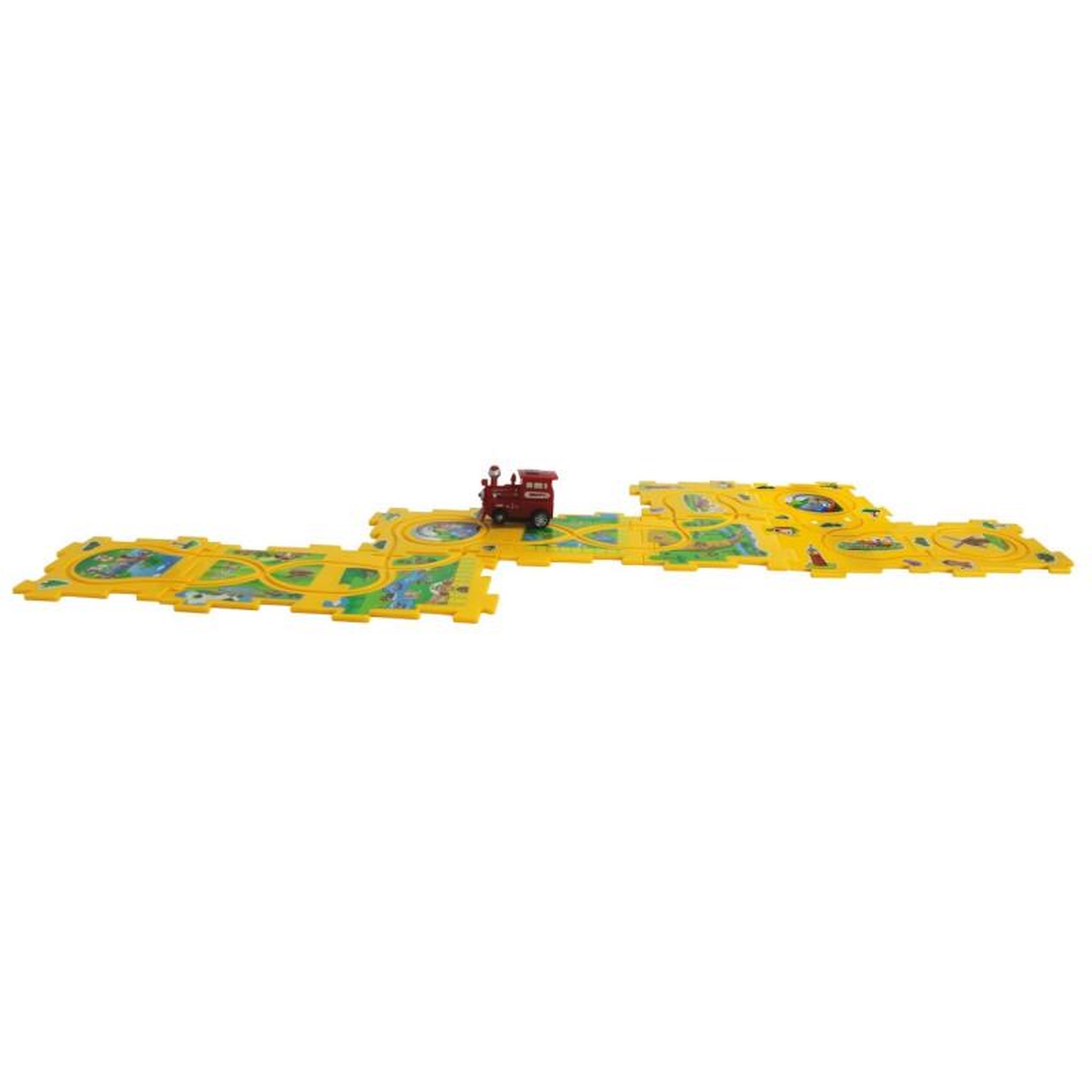 Voir la diapositive 2 : Jamara JAMARA Circuit de train en puzzle dynamique conduite autonome