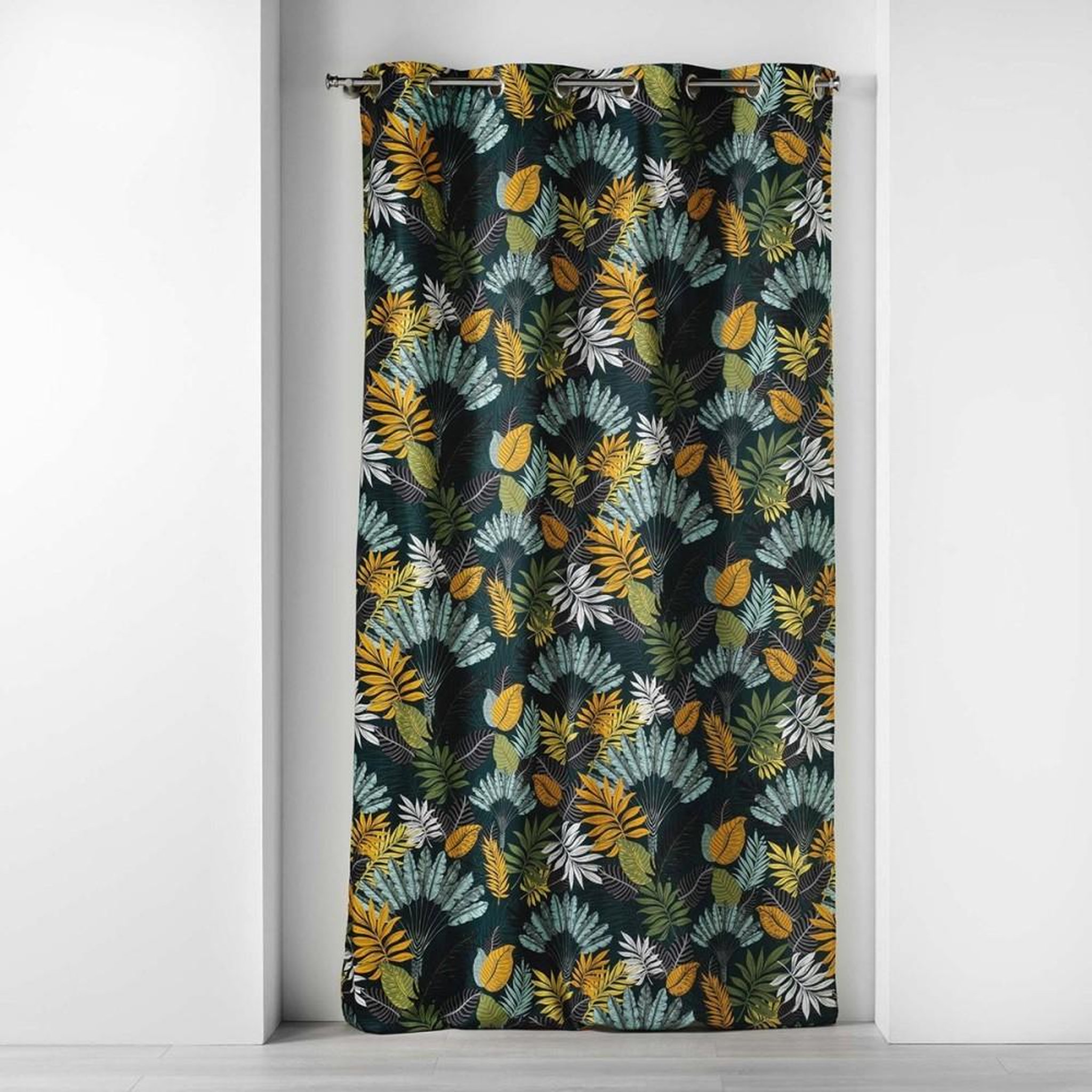 Douceur d'Intérieur Rideau à œillets 140x240 Panazio bleu coton