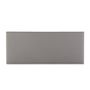 Voir la diapositive 3 : VS VENTA-STOCK Tête de lit Aura recouverte de tissu Gris Clair 140x60 cm