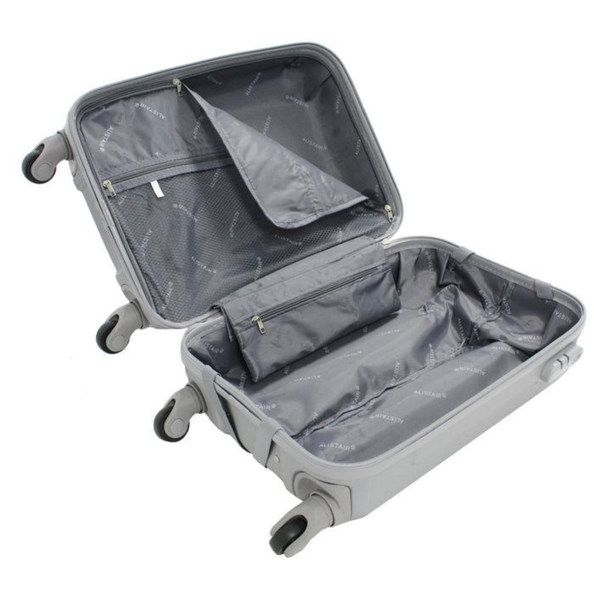 Alistair Valise cabine Alistair - Collection Iron - 4 roues - ABS ultra résistant - Noir