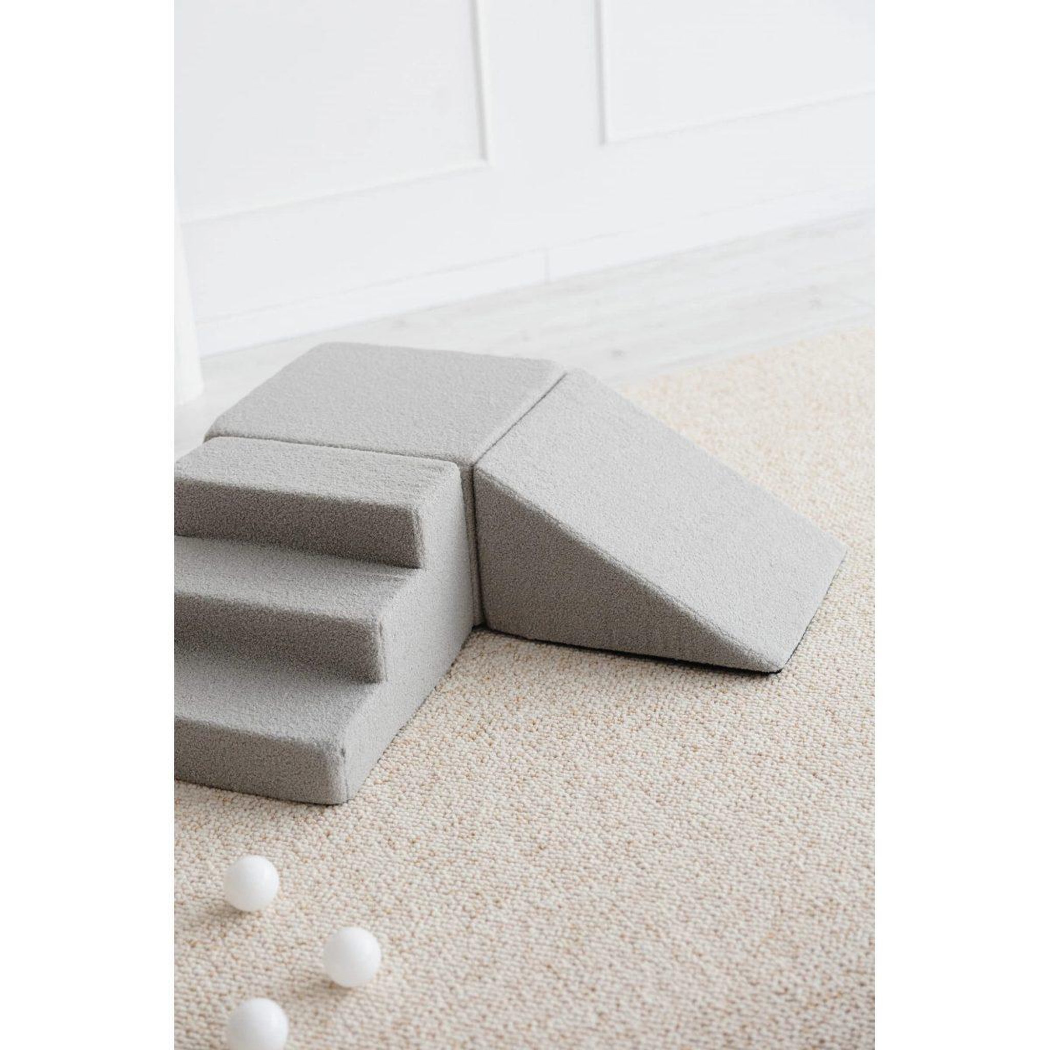 Voir la diapositive 3 : MONIO FOR KIDS Parcours de motricité 3 modules en mousse — Gris